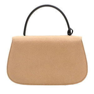 Gucci Handbag Felt 2WAY Tan